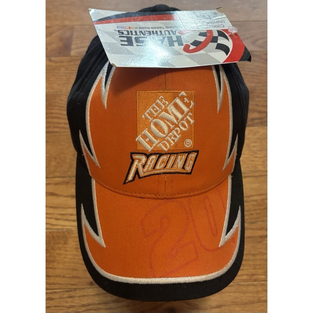 Tony Stewart Hat NASCAR #20 Smoke Signature The Home Depot Racing Embroidered